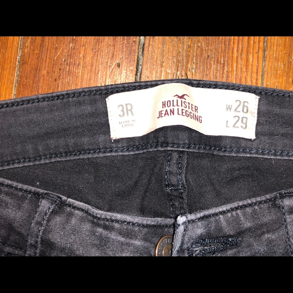 Black jean leggings